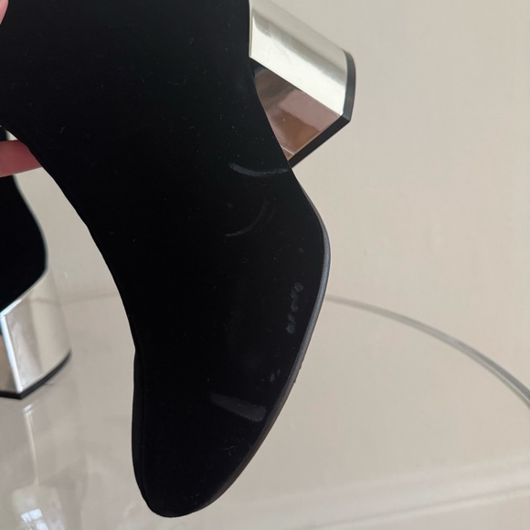 Maison Margiela MM6 Velvet Silver boots black 39 - Picture 5 of 16
